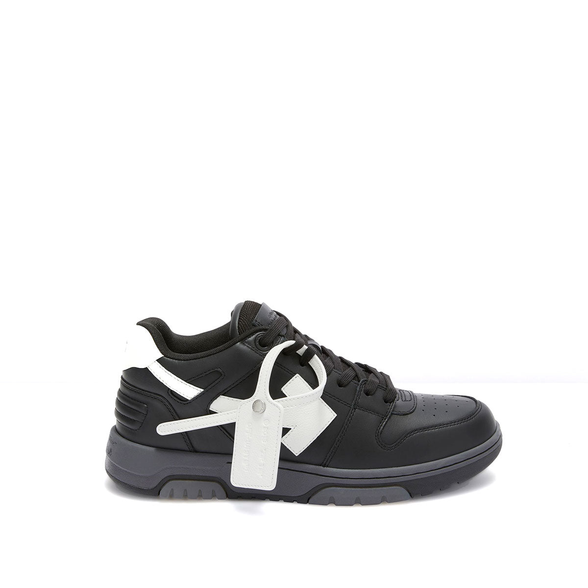 Off-White - OUT OF OFFICE CALF LEATHER BLACK/WHITE 【OMIS25-SLG0016】