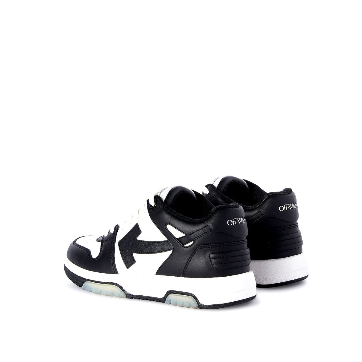 Off-White - OUT OF OFFICE CALF LEATHER WHITE /BLACK 【OMIS25-SLG0018】