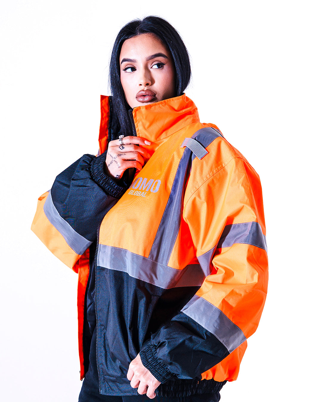 JOMO GLOBAL｜The Dipromats - High-Visibility Jacket Orange