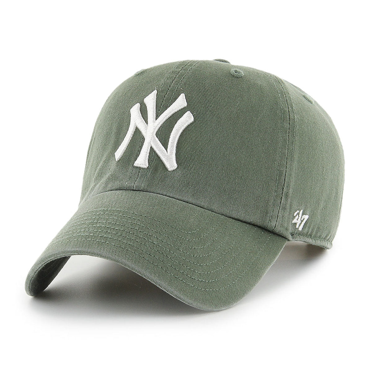 ’47 BRAND YANKEES 47 CLEAN UP MOSS WHITE LOGO 【RGW17GWS】