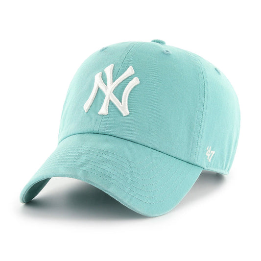 '47 BRAND Yankees '47 CLEAN UP LAGOON BLUE [RGW17GWSNL]