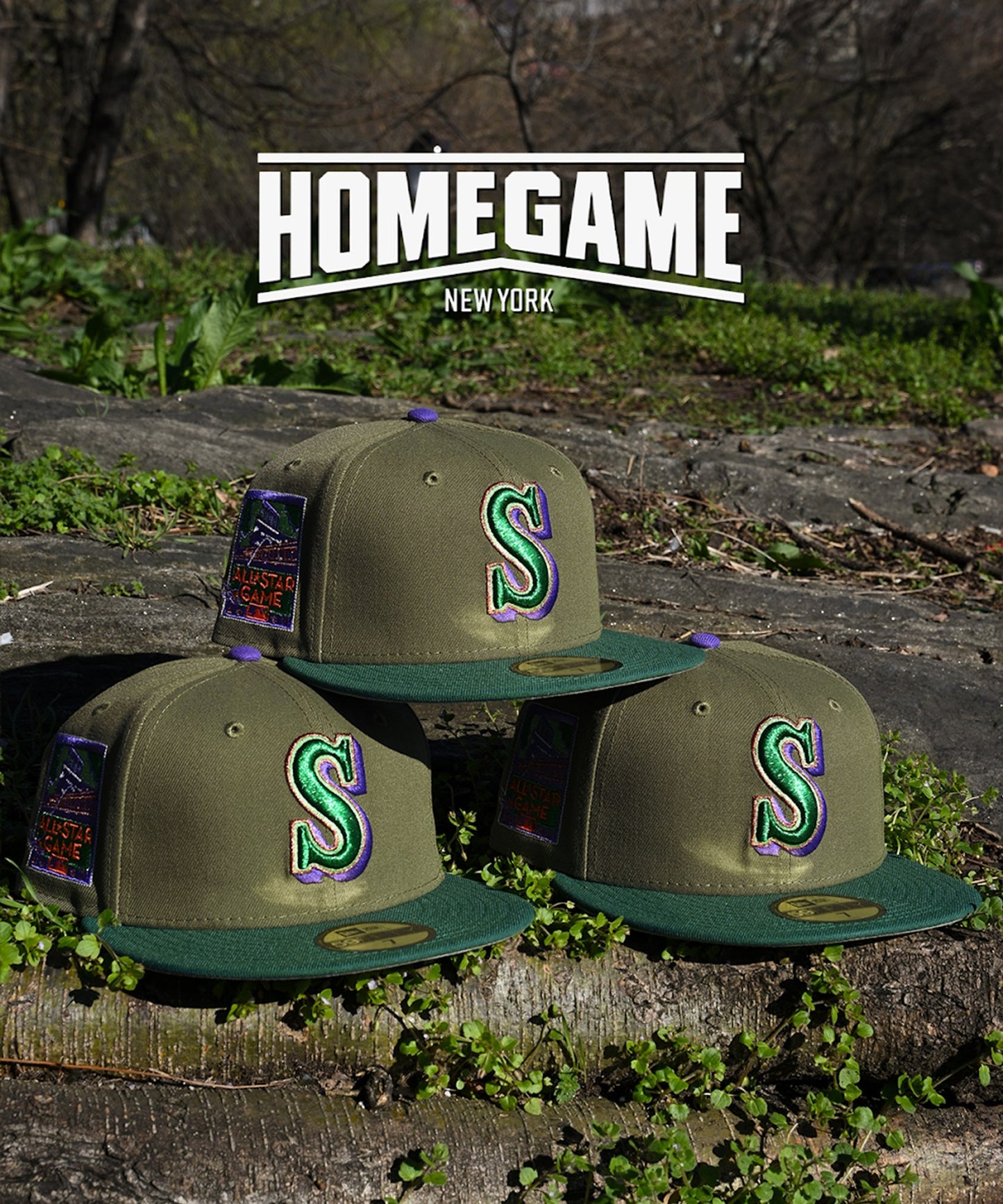 NEW ERA - Seattle Mariners 2007 All Star Game 59Fifty Green/Emerald Green