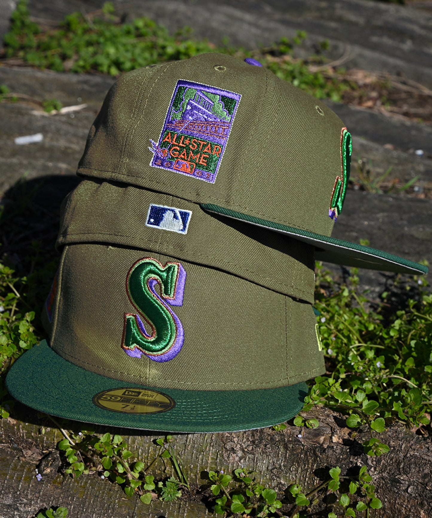 NEW ERA - Seattle Mariners 2007 All Star Game 59Fifty Green/Emerald Green