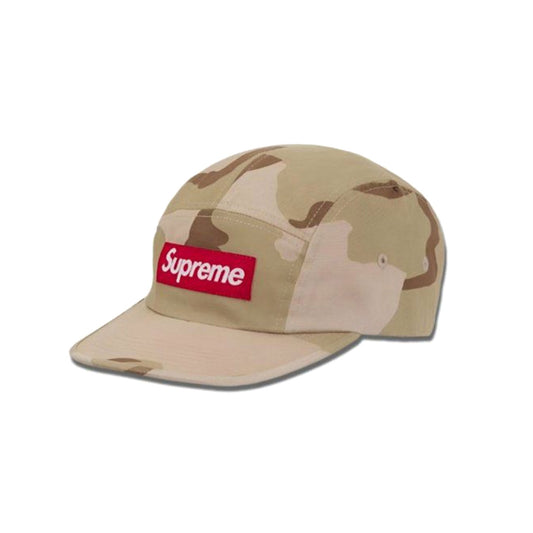 SUPREME WASHED CHINO TWILL CAMP CAP DESERT CAMO