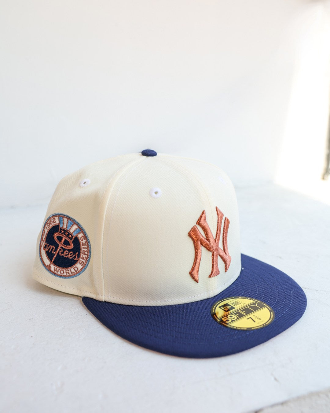 NEW ERA - New York Yankees 59Fifty 1962 World Series Chrome White/Oceanside Blue