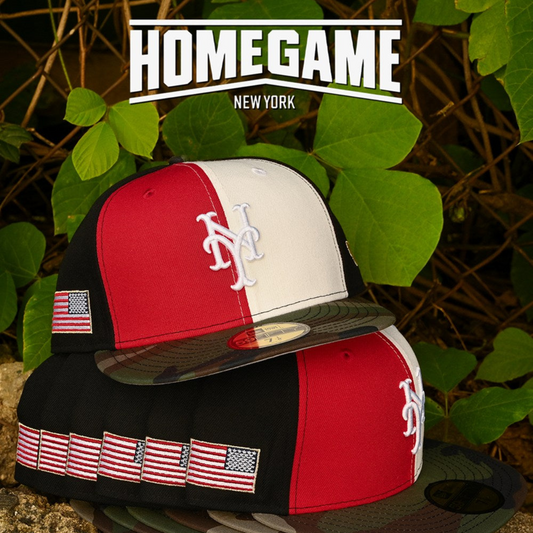 NEW ERA - New York Mets 59Fifty Red/Chrome White/Black/Woodland Camo