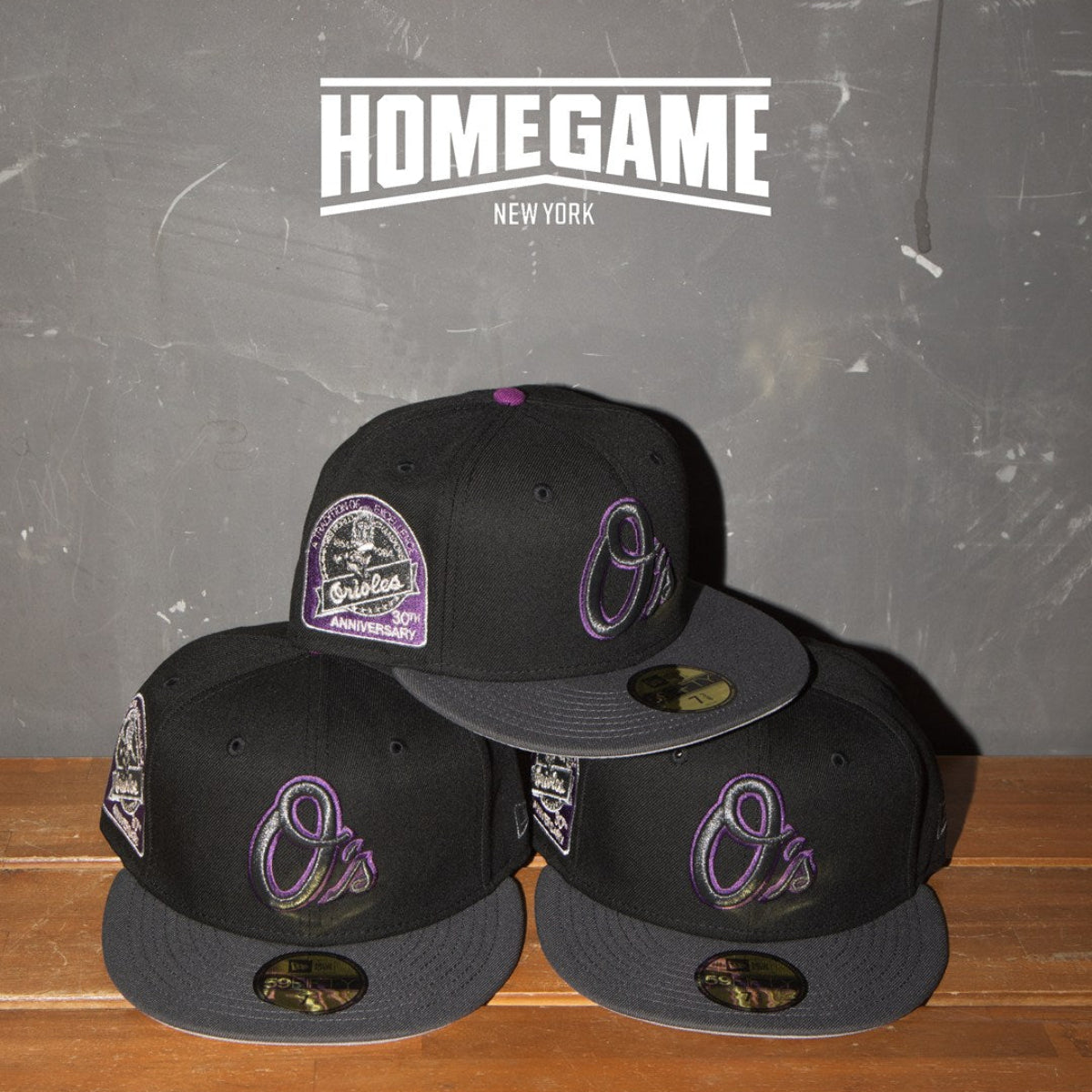 NEW ERA - Baltimore Orioles 59Fifty 30th Anniversary Black/Graphite