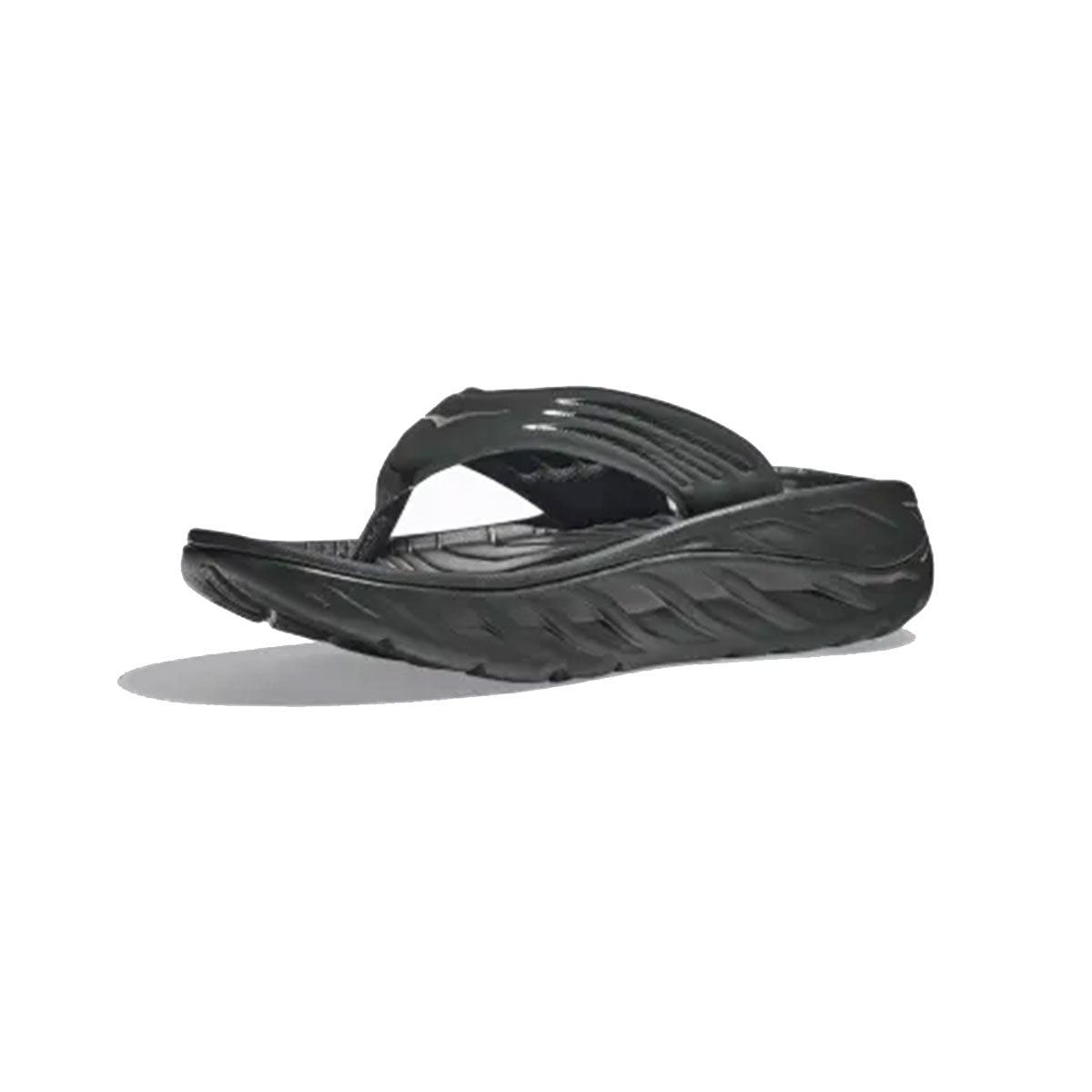 HOKA ONE ONE M ORA RECOVERY FLIP BLACK / DARK GULL GRAY HOKA ONE ONE M ORA RECOVERY FLIP BLACK / DARK GULL GRAY [1099675-BDGGR]