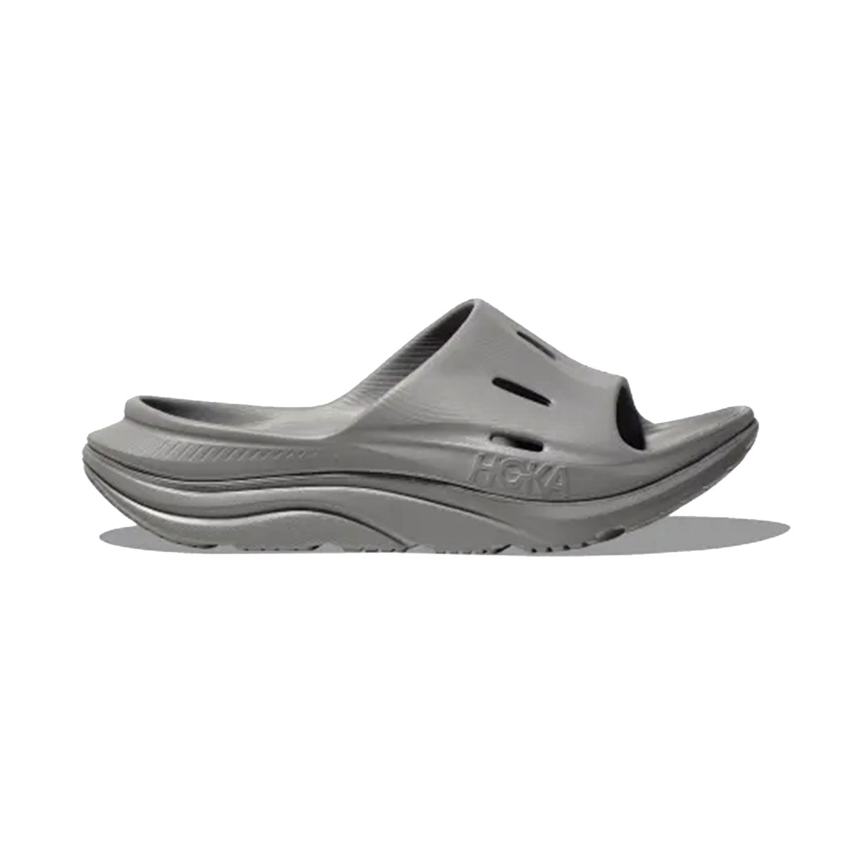 HOKA ONE ONE ORA RECOVERY SLIDE 3 GRAY/GRAY HOKA ONE ONE ORA RECOVERY SLIDE 3 GRAY/GRAY [1135061-GYGY]