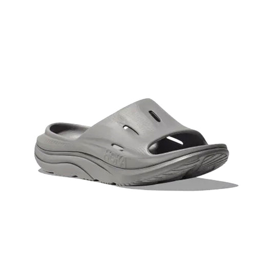 HOKA ONE ONE ORA RECOVERY SLIDE 3 GRAY/GRAY HOKA ONE ONE ORA RECOVERY SLIDE 3 GRAY/GRAY [1135061-GYGY]