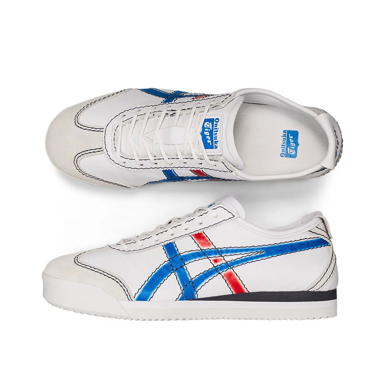 Onitsuka Tiger オニツカタイガー スニーカー MEXICO 66 メキシコ 66 SD PF WHITE/DIRECTOIRE BLUE ホワイト×ディレクトワールブルー【1183B543-101】