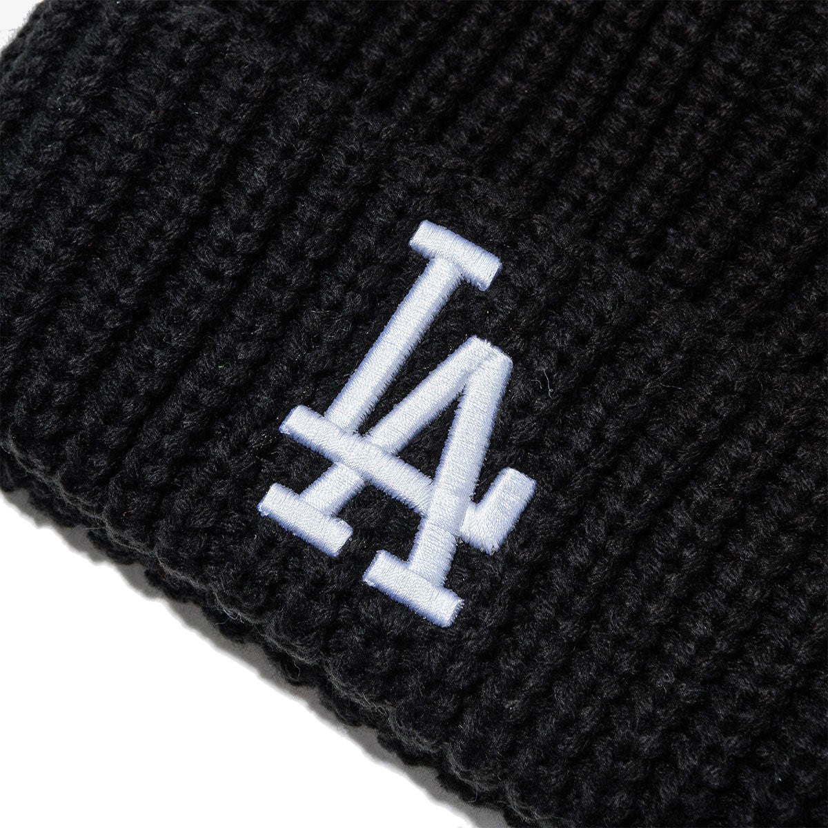 NEW ERA LA DODGERS BIG RIP CUFF BEANIE BLACK【13946819】