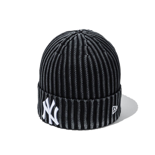 NEW ERA NY YANKEES ITALIAN WASHING BASIC CUFF BEANIE BLACK【13946839】