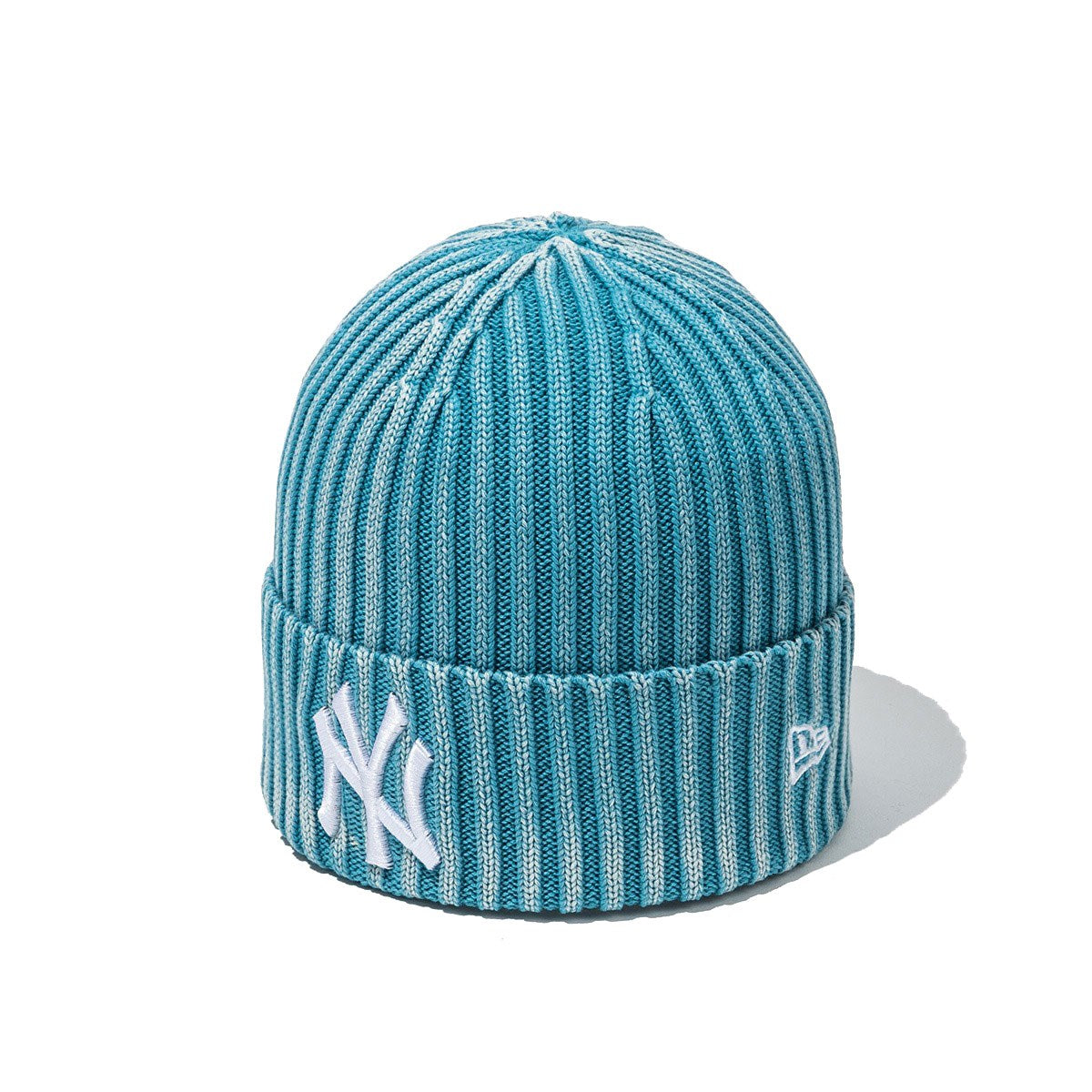 NEW ERA NY YANKEES ITALIAN WASHING BASIC CUFF BEANIE TURQUOISE【13946841】