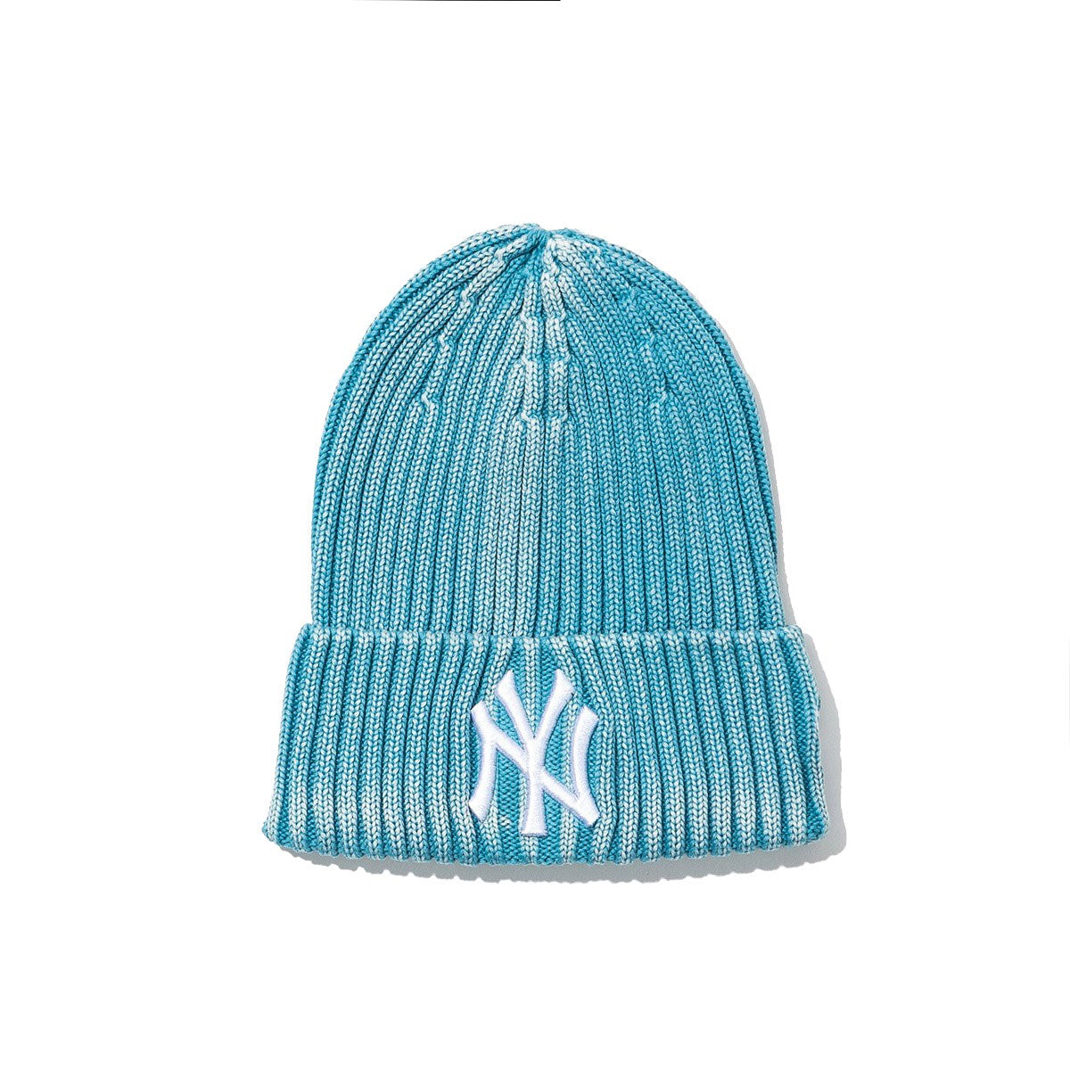 NEW ERA NY YANKEES ITALIAN WASHING BASIC CUFF BEANIE TURQUOISE【13946841】