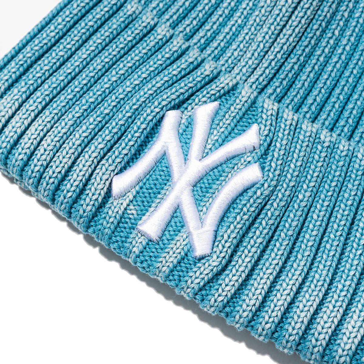 NEW ERA NY YANKEES ITALIAN WASHING BASIC CUFF BEANIE TURQUOISE【13946841】