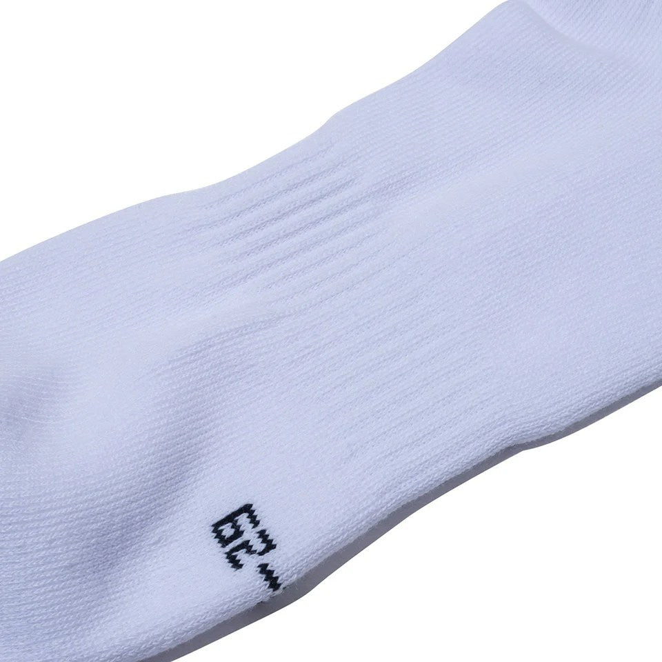 NEW ERA - SOCKS CREW 2P Embroidery WHITE/BROWN GREEN【14518184】