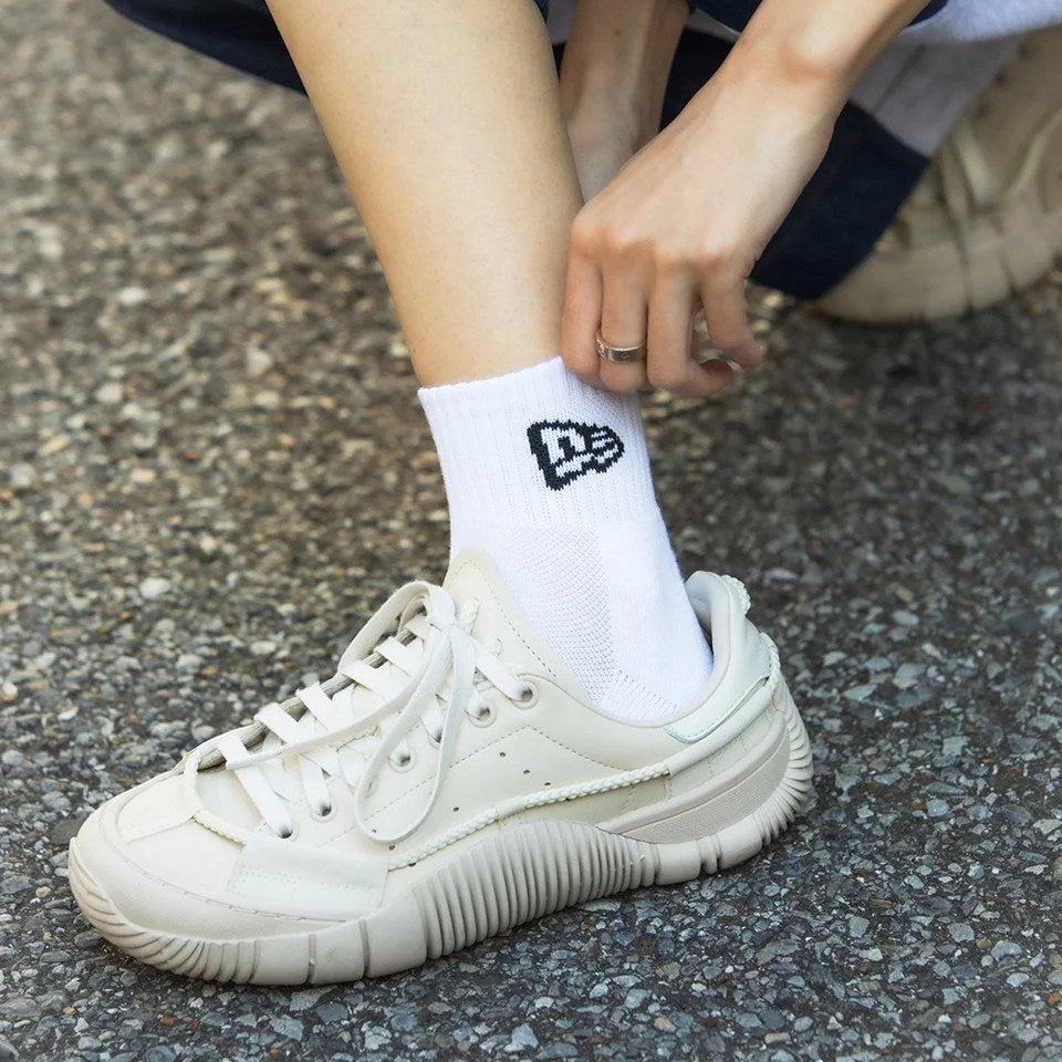 NEW ERA - SOCKS ANKLE 3PAIRS WHITE 【14518186】