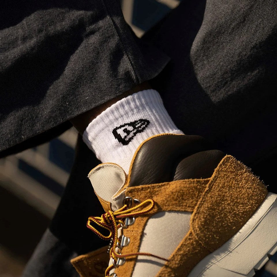 NEW ERA - SOCKS ANKLE 3PAIRS WHITE 【14518186】