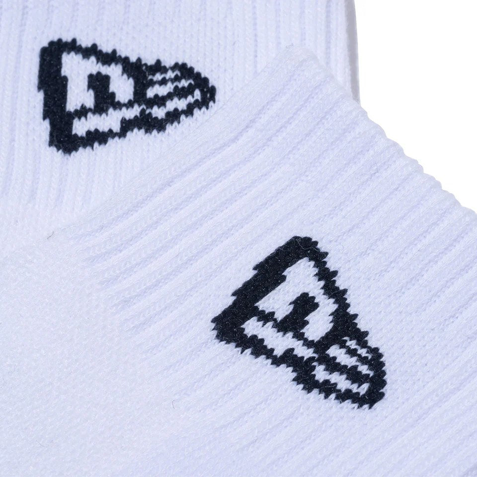 NEW ERA - SOCKS ANKLE 3PAIRS WHITE 【14518186】