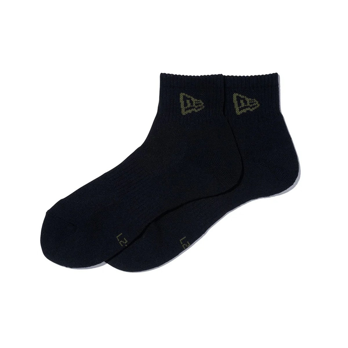 NEW ERA - SOCKS ANKLE 3PAIRS BLACK/OLIVE/KHAKI 【14518189】