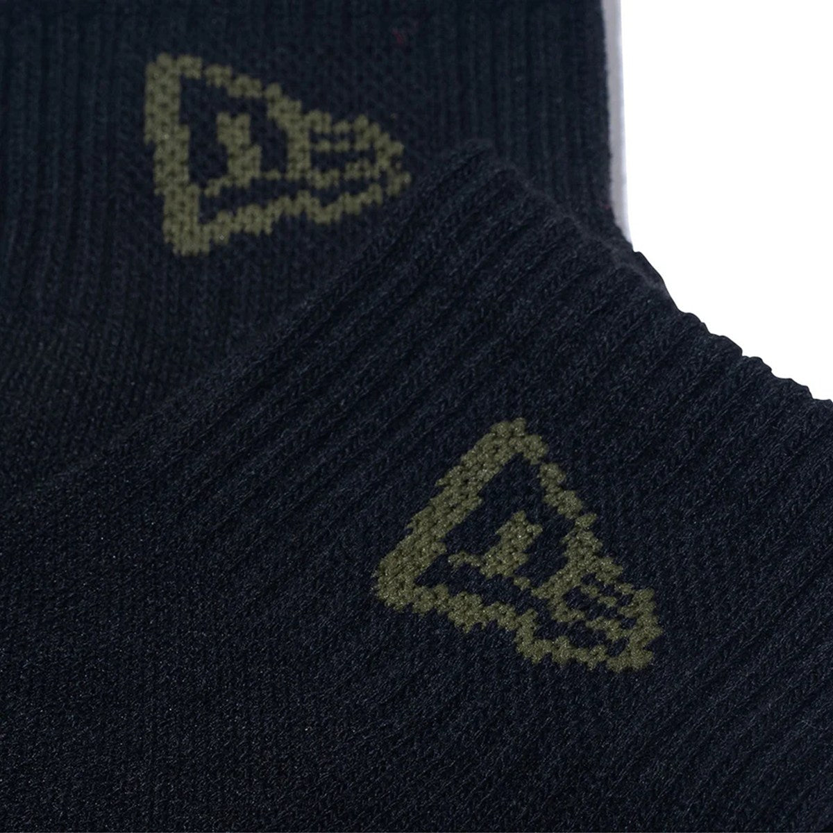 NEW ERA - SOCKS ANKLE 3PAIRS BLACK/OLIVE/KHAKI 【14518189】