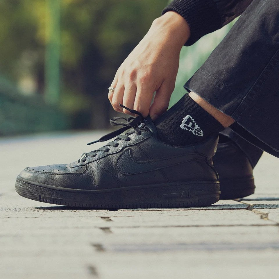 NEW ERA - SOCKS ANKLE 3PAIRS BLACK 【14518191】