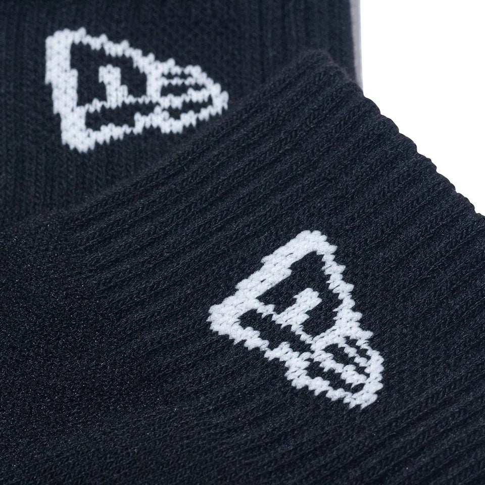 NEW ERA - SOCKS ANKLE 3PAIRS BLACK 【14518191】
