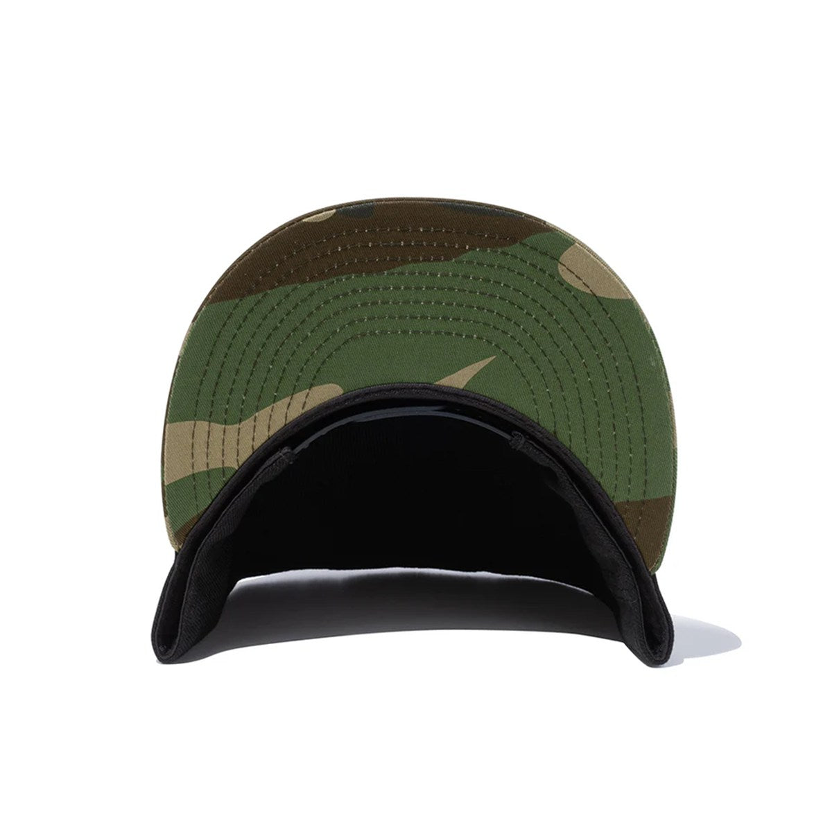 NEW ERA - 9FIFTY BASIC BLACK/WOODLAND CAMO 【14524968】