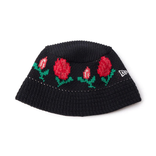 NEW ERA - KNIT BUCKET ROSE BLACK 【14667667】