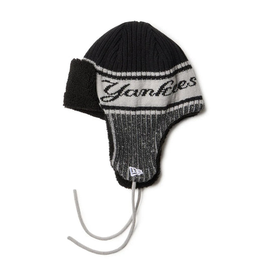 NEW ERA New York Yankees - KNIT TRAPPER BLACK 【14669984】