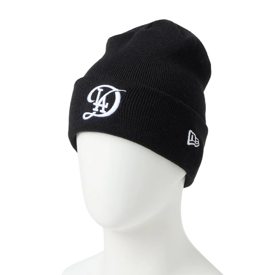 NEW ERA Los Angeles Dodgers - BASIC CUFF KNIT CITCON BLACK 【14670104】