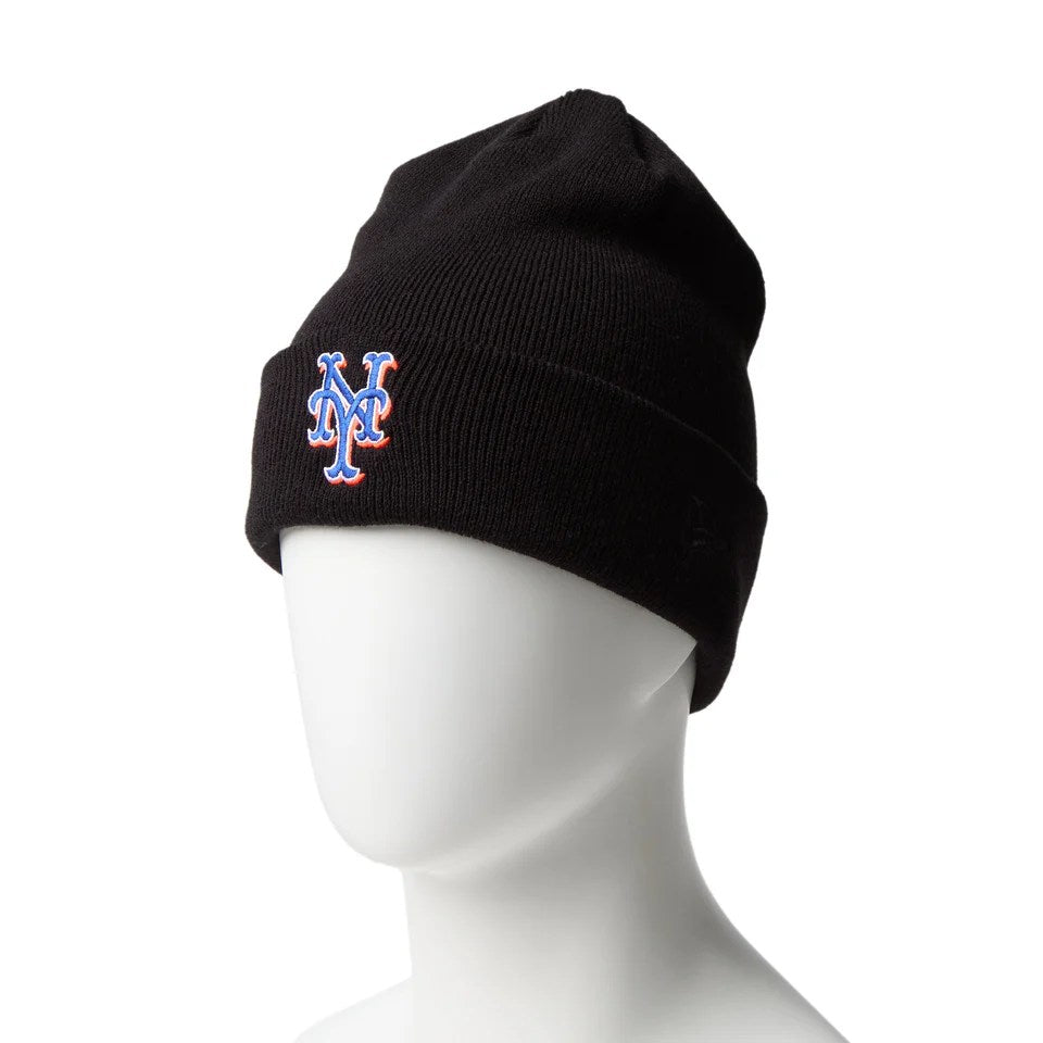 NEW ERA - BASIC CUFF KNIT 4LEAGUE NEYMET BLACK 【14670115】