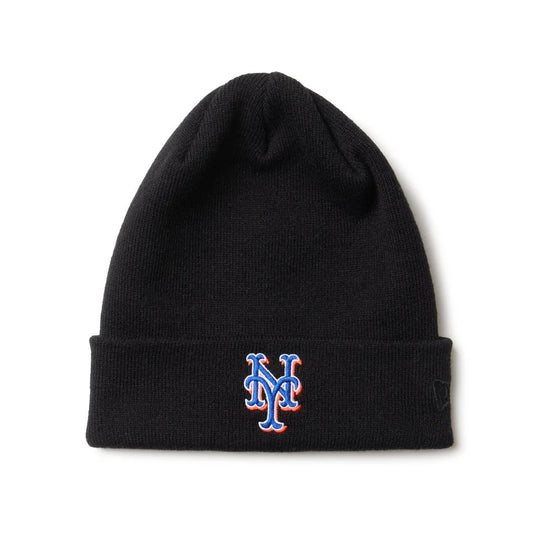 NEW ERA - BASIC CUFF KNIT 4LEAGUE NEYMET BLACK 【14670115】