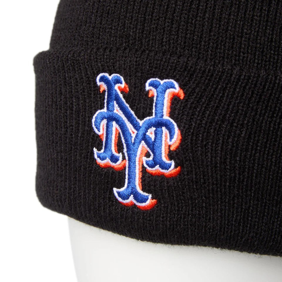 NEW ERA - BASIC CUFF KNIT 4LEAGUE NEYMET BLACK 【14670115】