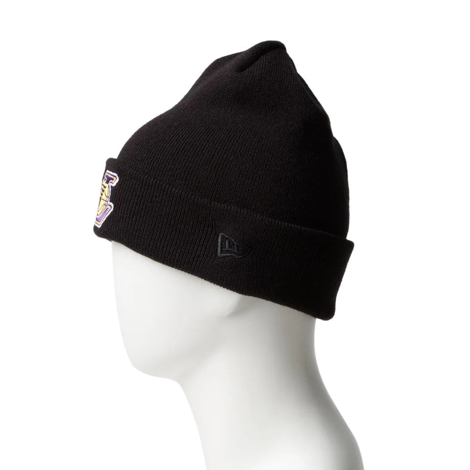 NEW ERA - BASIC CUFF KNIT 4LEAGUE LOSLAK BLACK 【14670117】
