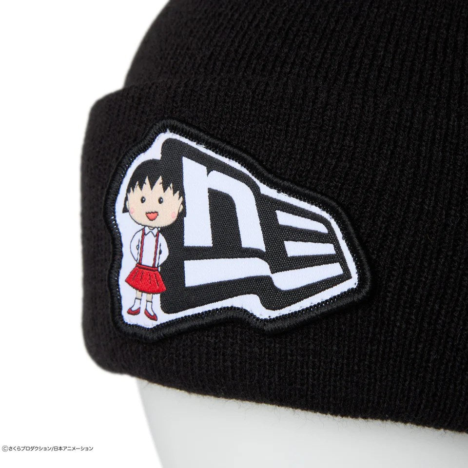 NEW ERA ちびまる子ちゃん - Basic Cuff Knit Flag Logo BLK 【14693309】