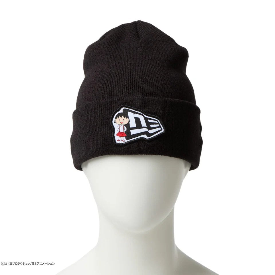 NEW ERA ちびまる子ちゃん - Basic Cuff Knit Flag Logo BLK 【14693309】