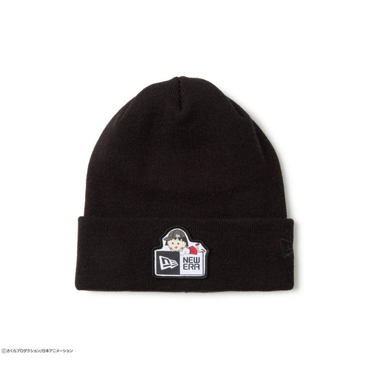 NEW ERA ちびまる子ちゃん - Basic Cuff Knit まる子 Box Logo BLACK 【14693310】