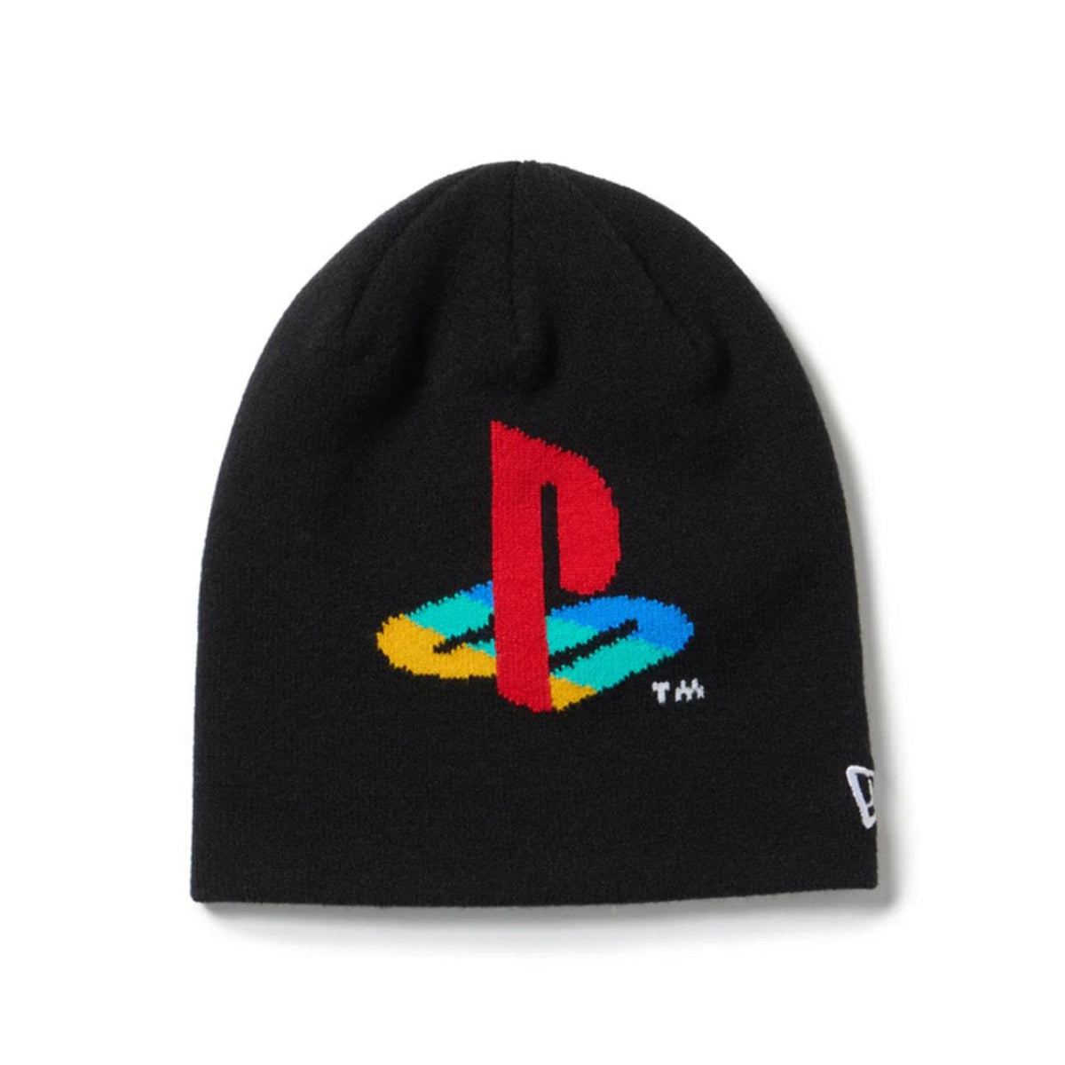 NEW ERA PLAYSTATION  - BASIC BEANIE 4COLOR FAMILY MARK BLACK 【14693316】