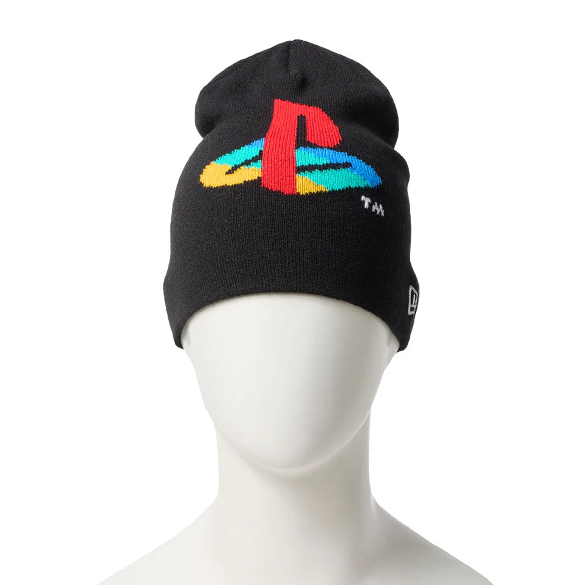 NEW ERA PLAYSTATION  - BASIC BEANIE 4COLOR FAMILY MARK BLACK 【14693316】