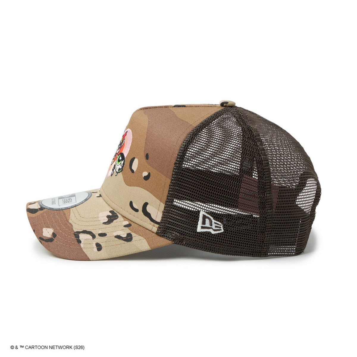 NEW ERA - 9FORTY A-Frame Trucker The Powerpuff Girls HEART DESERT CAMO 【14741732】