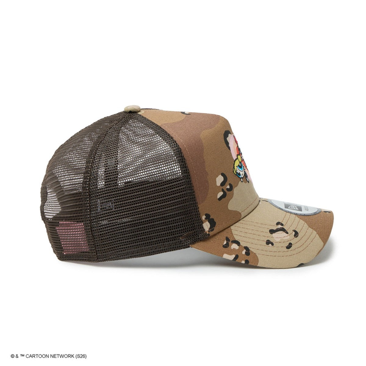NEW ERA - 9FORTY A-Frame Trucker The Powerpuff Girls HEART DESERT CAMO 【14741732】