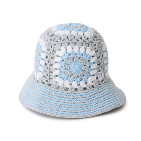 NEW ERA - CROCHET KNIT BLUE/GRAY/WHITE【14744714】