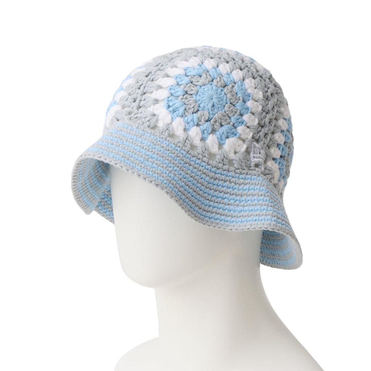 NEW ERA - CROCHET KNIT BLUE/GRAY/WHITE【14744714】