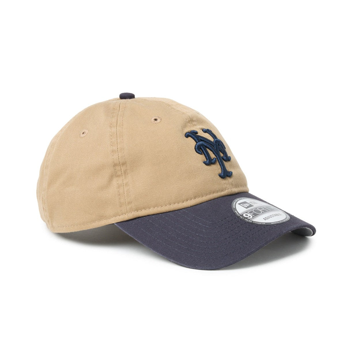 NEW ERA New York Mets - 9FORTY MLB Unstructured KHAKI/NAVY 【14744834】
