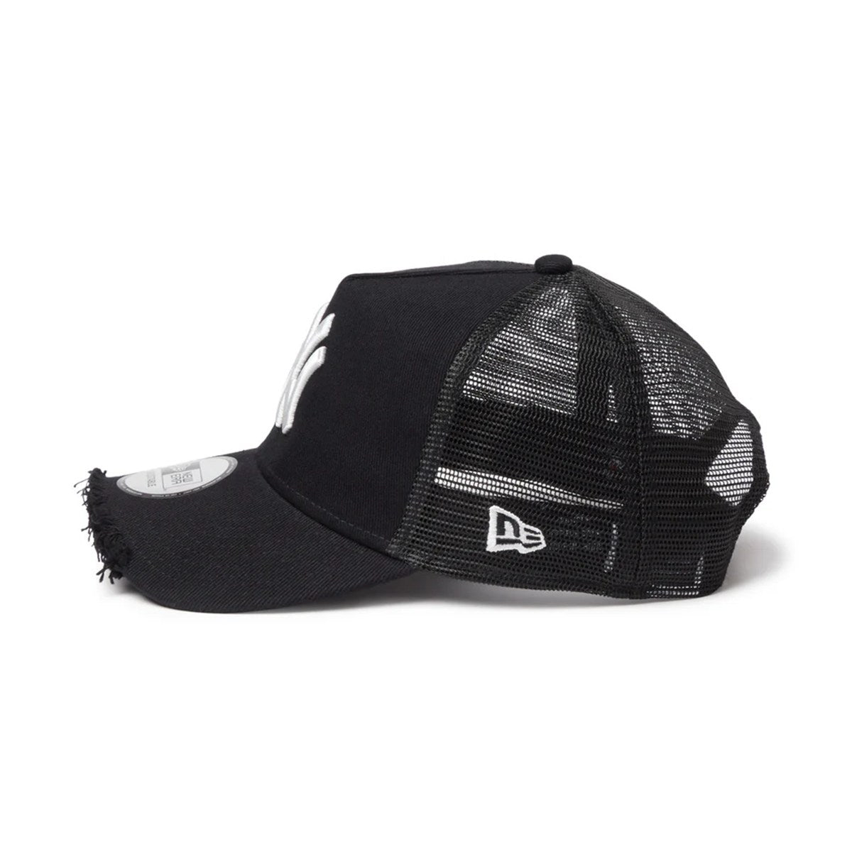 NEW ERA New York Yankees - 9FORTY A-Frame MLB Damaged Cap BLACK 【14744899】