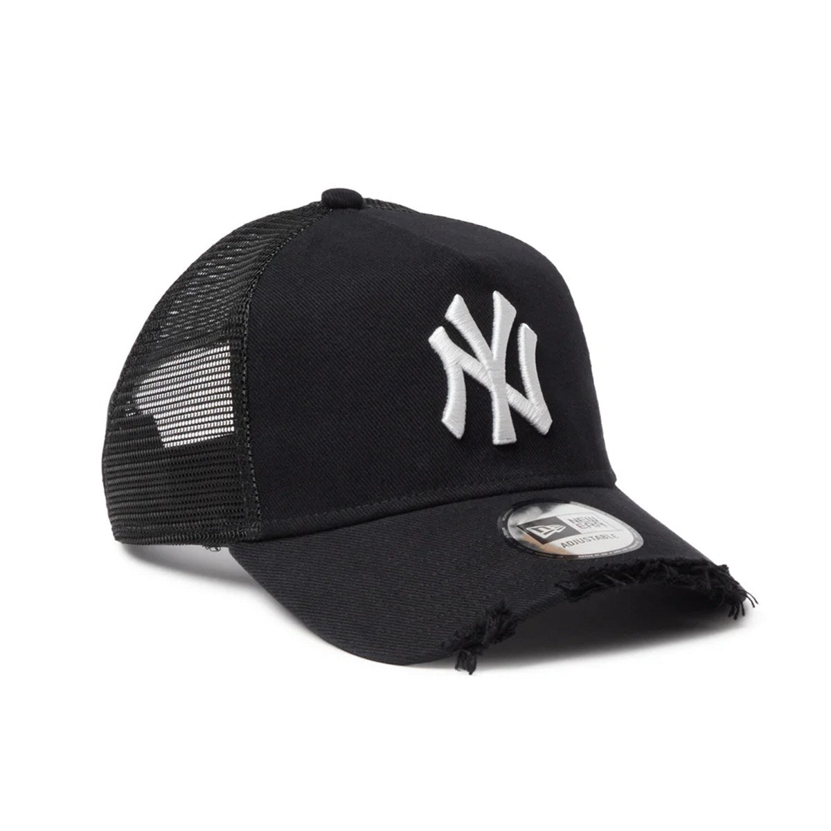 NEW ERA New York Yankees - 9FORTY A-Frame MLB Damaged Cap BLACK 【14744899】