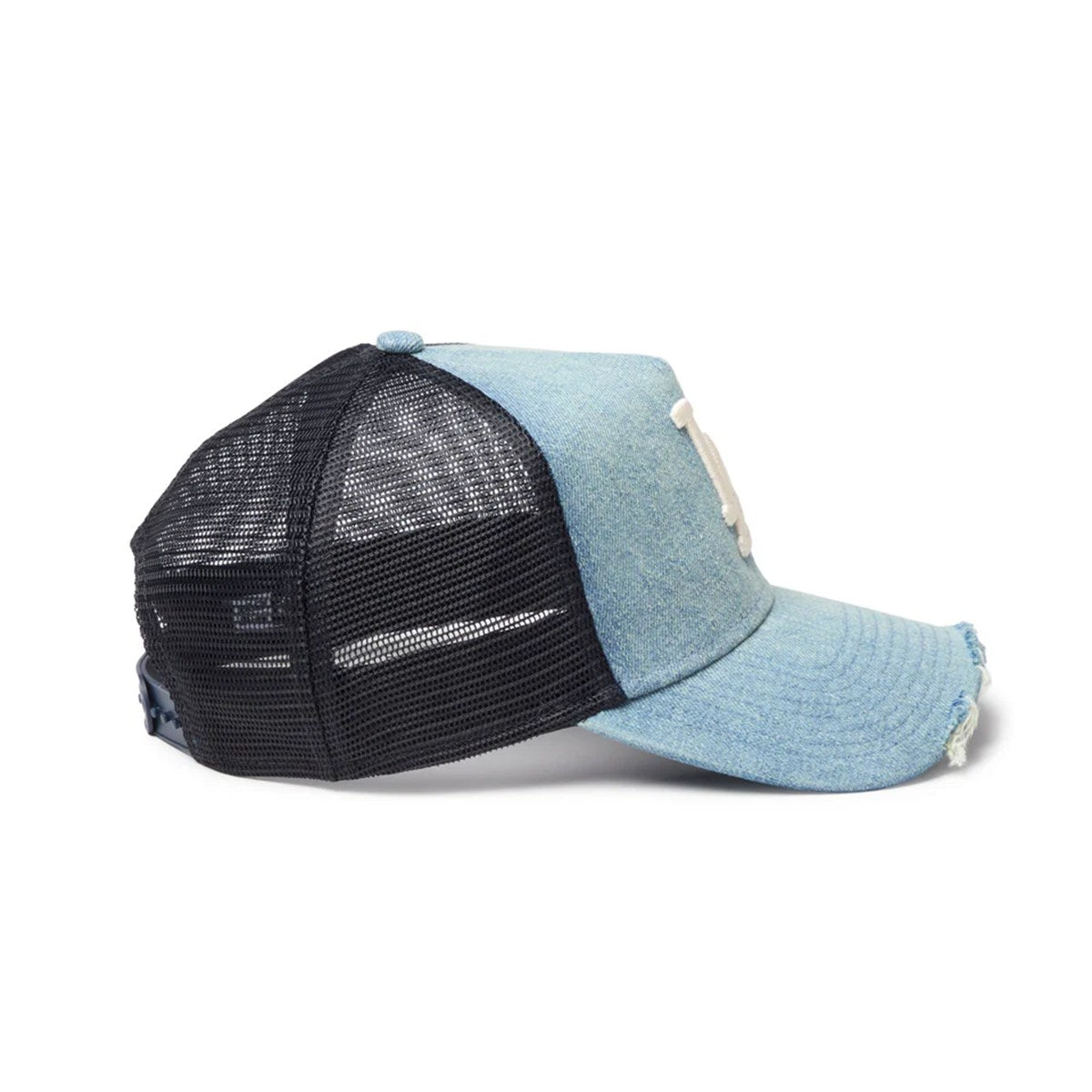 NEW ERA Los Angeles Dodgers - 9FORTY A-Frame MLB Damaged Denim WASHED DENIM 【14744918】