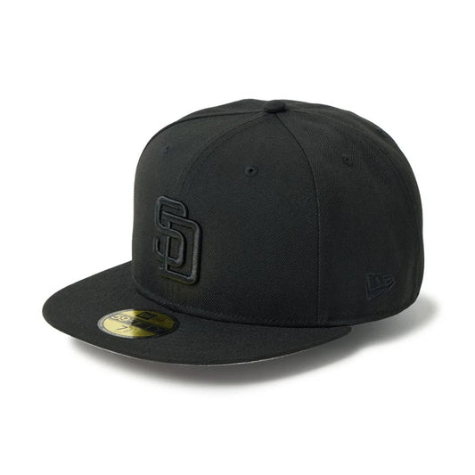 NEW ERA San Diego Padres - 59FIFTY 59FIFTY Tonal Logo BLACK 【14745139】